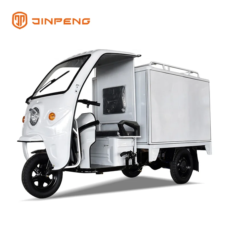 Enclosed Electric Cargo Tricycle